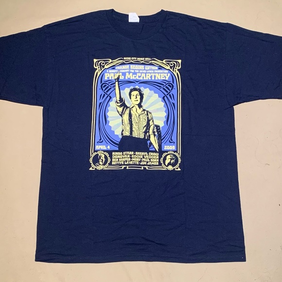 Paul McCartney 2009 T Shirt, NWOT, Size XL - Picture 2 of 5
